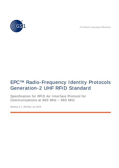 gs1 uhf rfid frequency|gen 2 rfid standard.